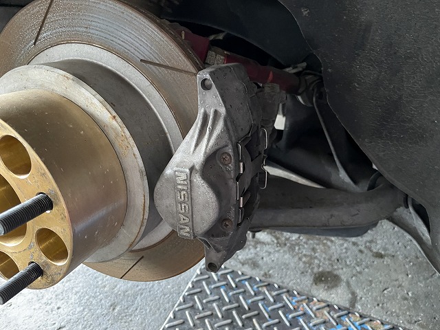 滋賀 180SXのブレーキキャリパーオーバーホール : オートライフハノ