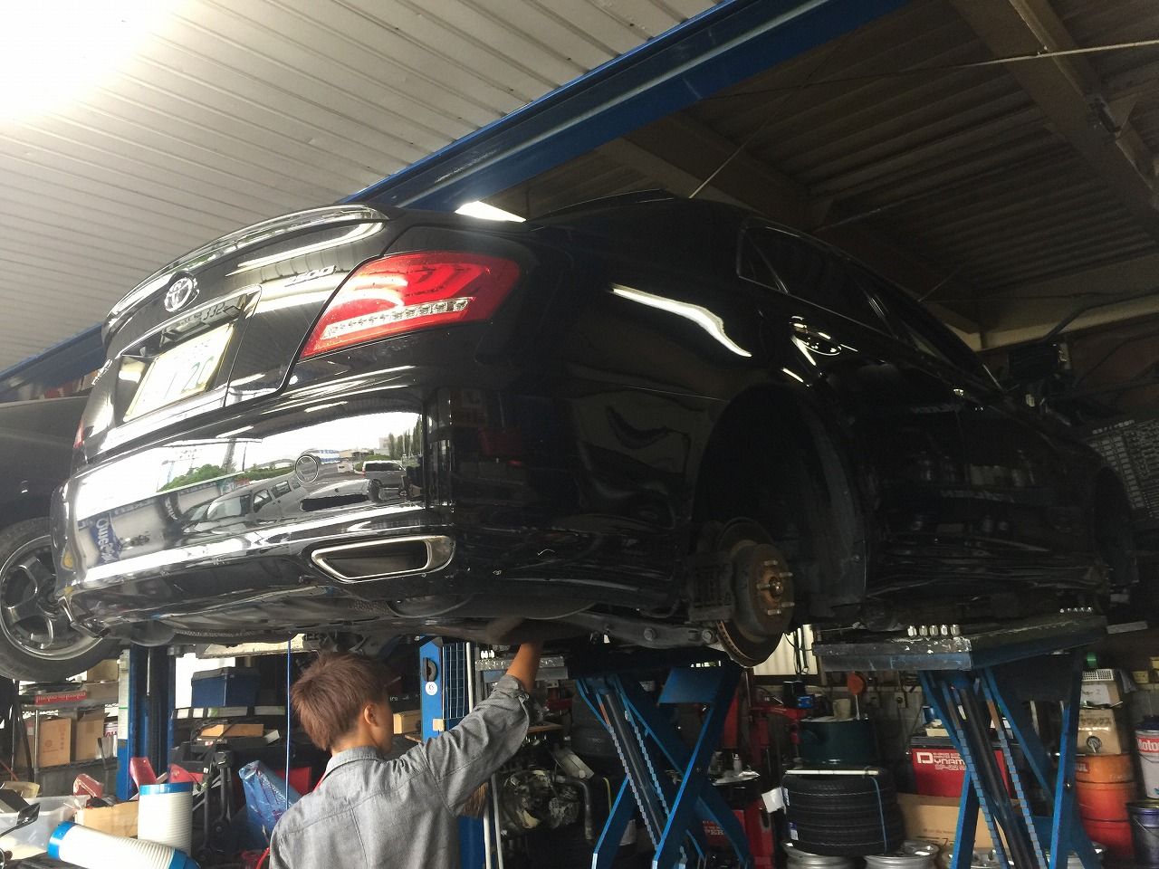 マークx Grx1 車検 Tein車高調の取り付け オートライフハノ オフィシャルブログ マークx Grx1 車検 Tein車高調の取り付け オートライフハノ オフィシャルブログ