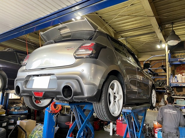 滋賀オートライフハノ スイフトスポーツ(ZC33S)のマフラーストレート