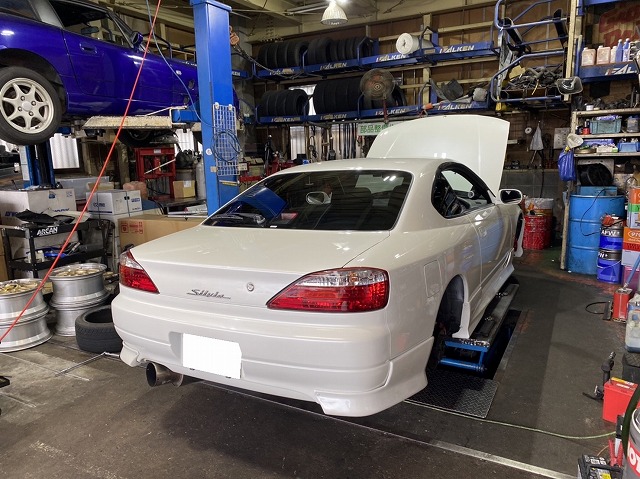 滋賀 シルビア S15 の車高調キット取付 テイン オートライフハノ オフィシャルブログ