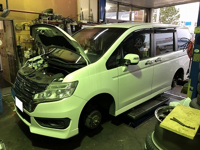 ステップワゴン rk5 の車検 整備と異音修理 オートライフハノ オフィシャルブログ ステップワゴン rk5 の車検 整備と異音修理 オートライフハノ オフィシャルブログ
