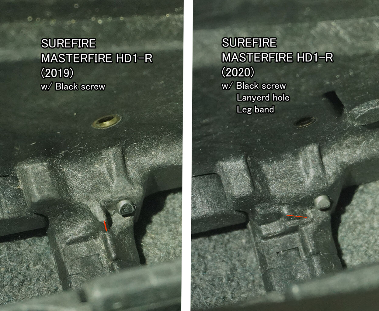 SUREFIRE MASTERFIREホルスター 新旧の互換性 : トイガン備忘録