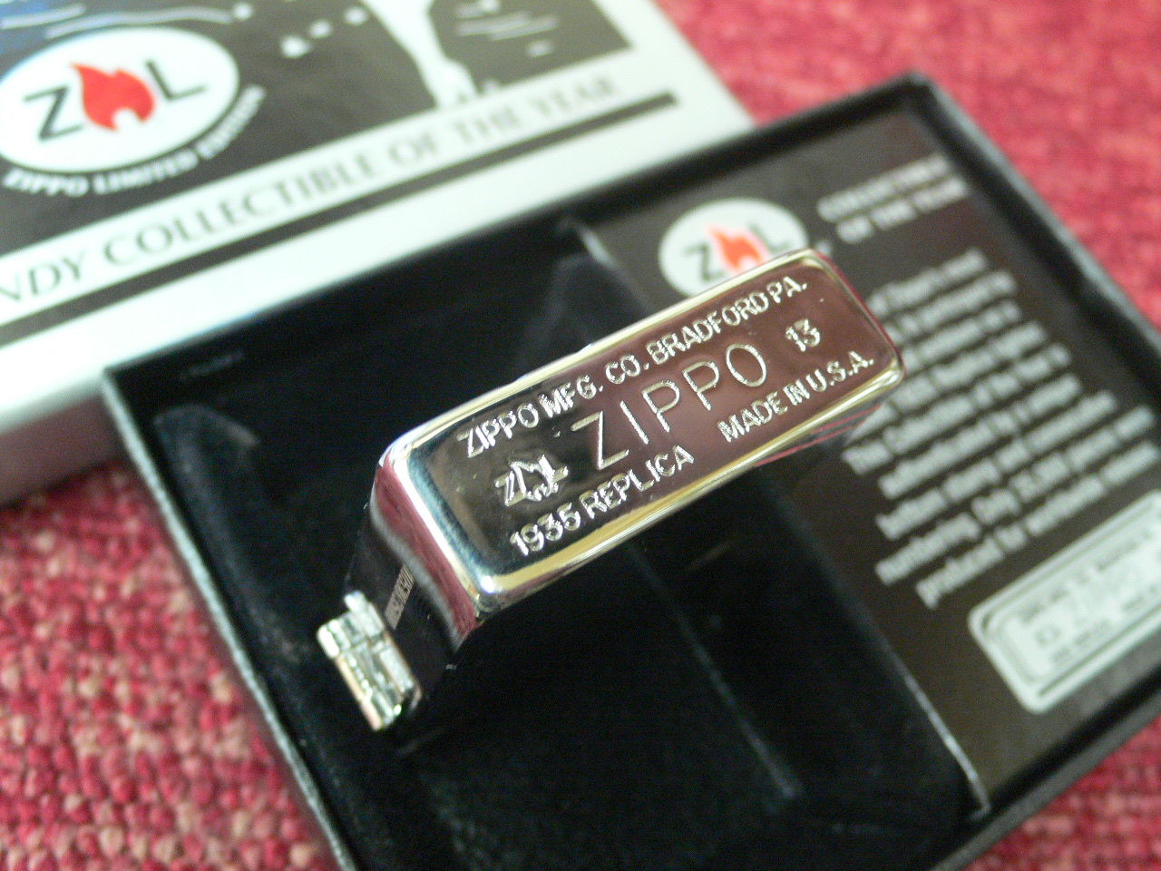 ライターコレクション 40「ZIPPO 1935 REPLICA WINDY」 : 全部宝物～My 