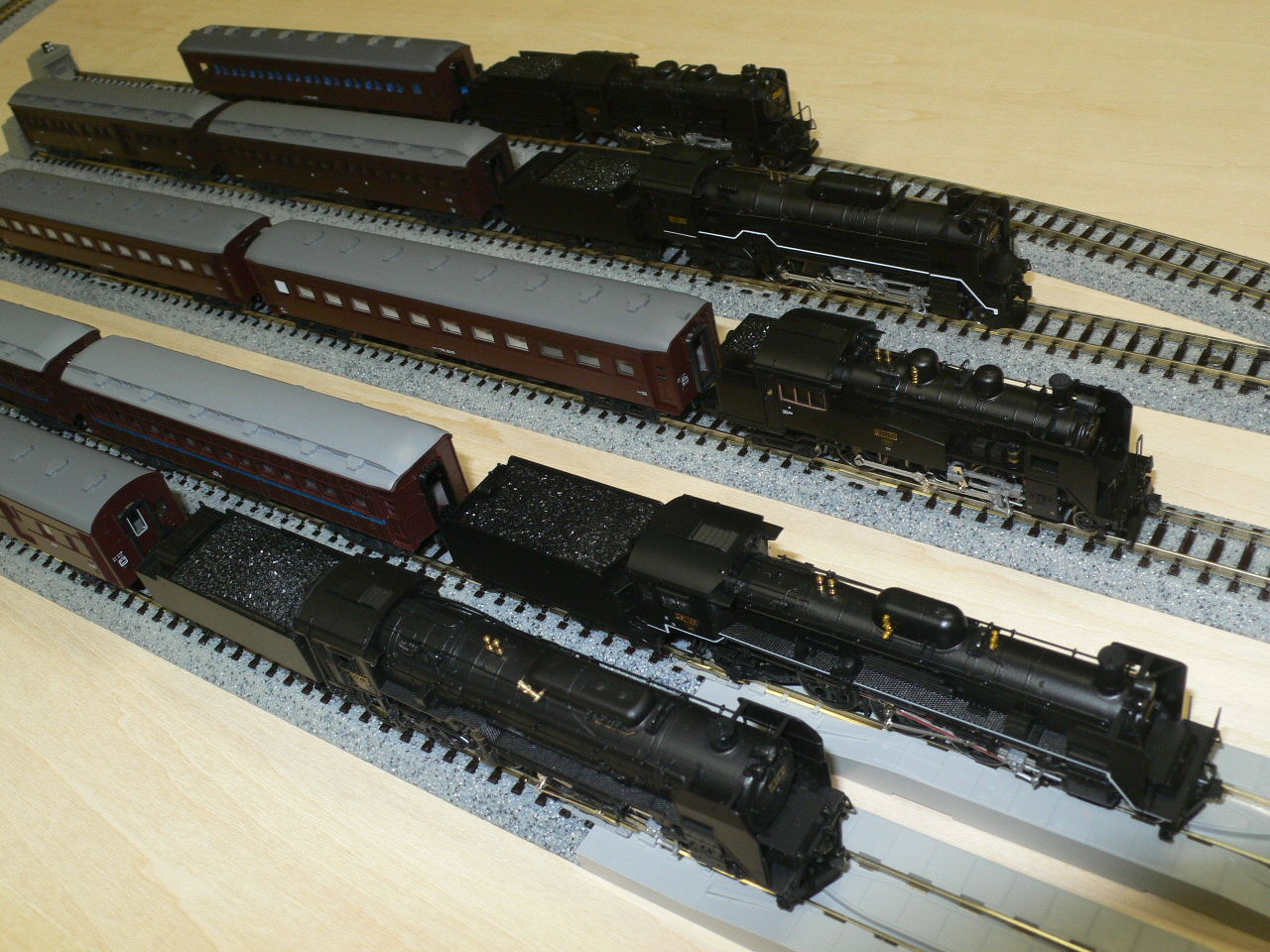 Nゲージ☆鉄道模型☆KATO☆C62☆蒸気機関車☆ジオラマに