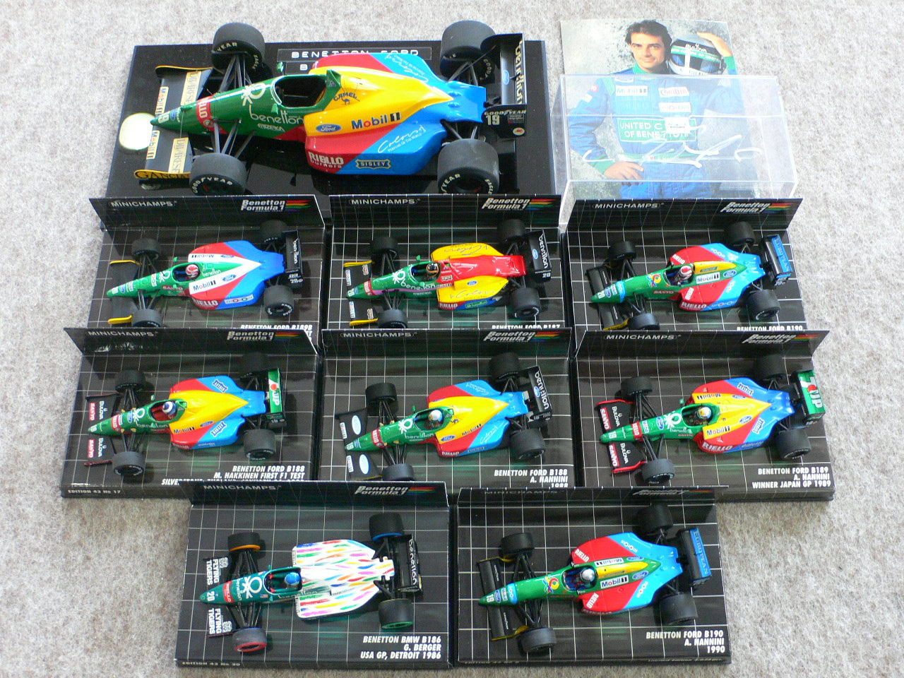 ミニチャンプス　F1ベネトンミニカー　 2台セット 1/64 ミニチャンプスシリーズ | F1ミニカーあれこれ