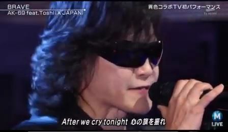 Toshi Taka♪ AK-69 「BRAVE feat. Toshl (X JAPAN)」 5/14配信決定！ - YouTube