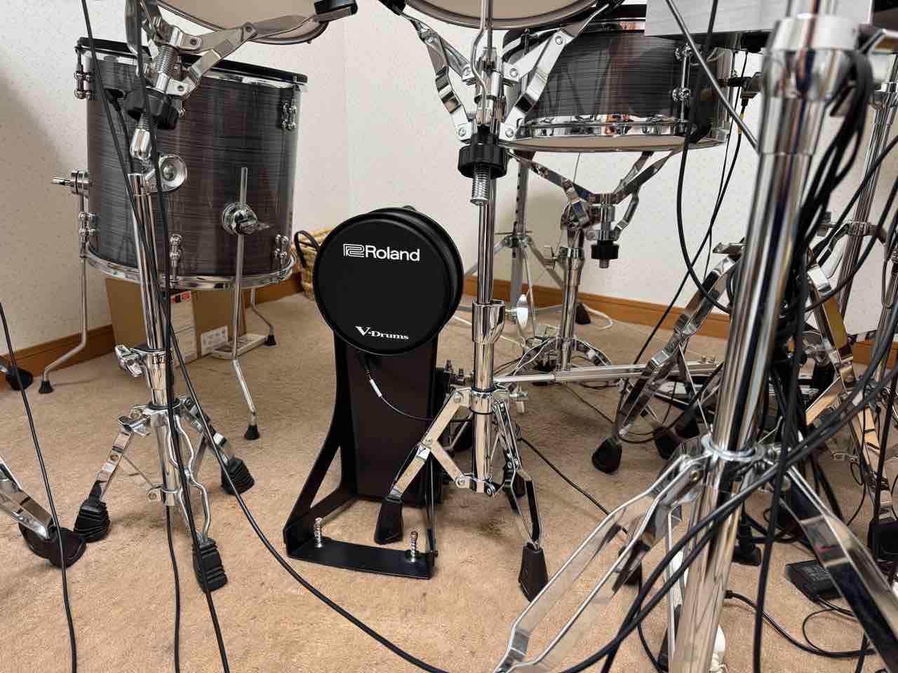 音楽機材レビュー【電子ドラム用バスドラムパッド kd-10/roland、kp65