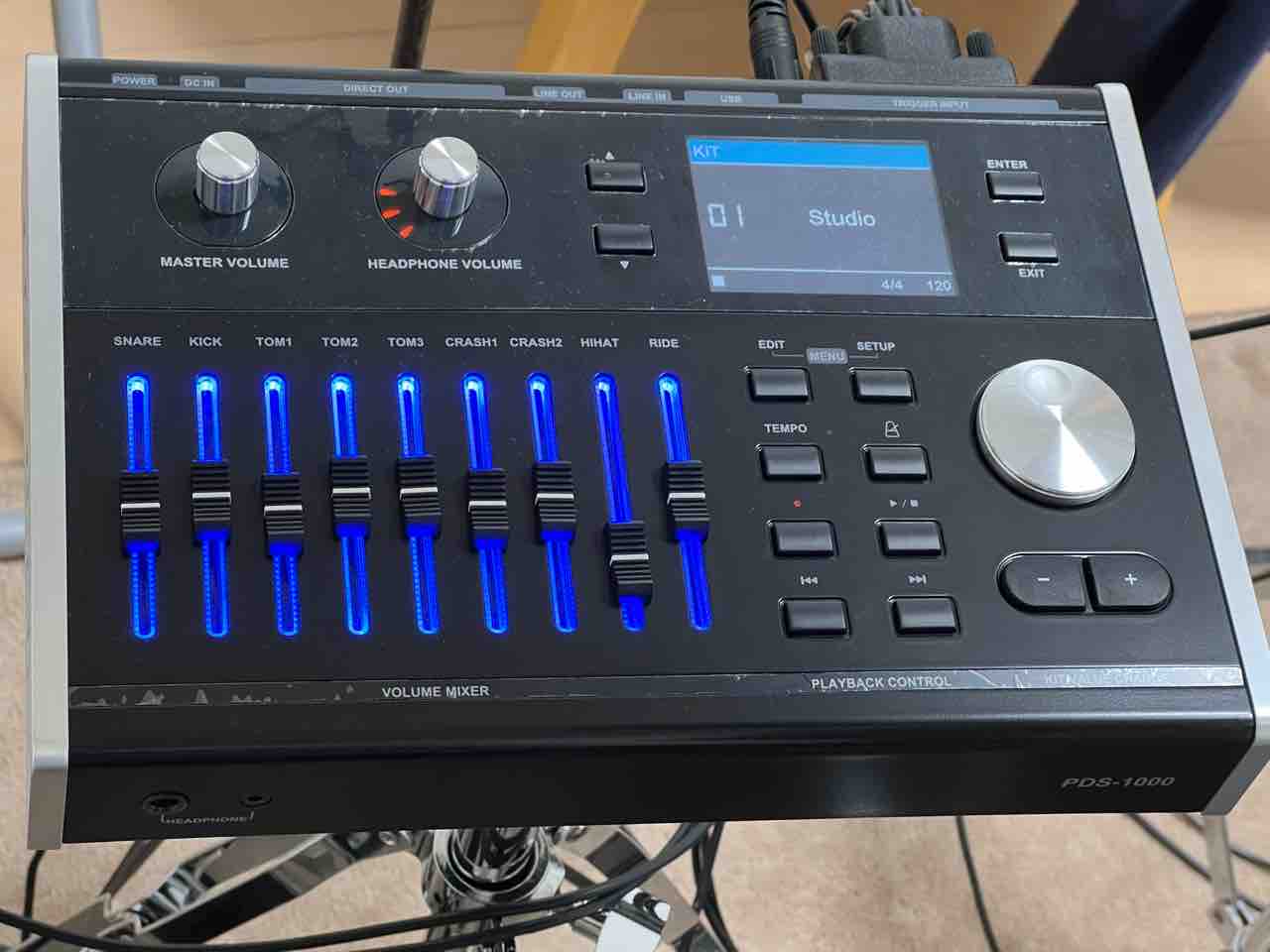 音楽機材レビュー【電子ドラム pds-1000 (playtech)】 : Kenji Miyake