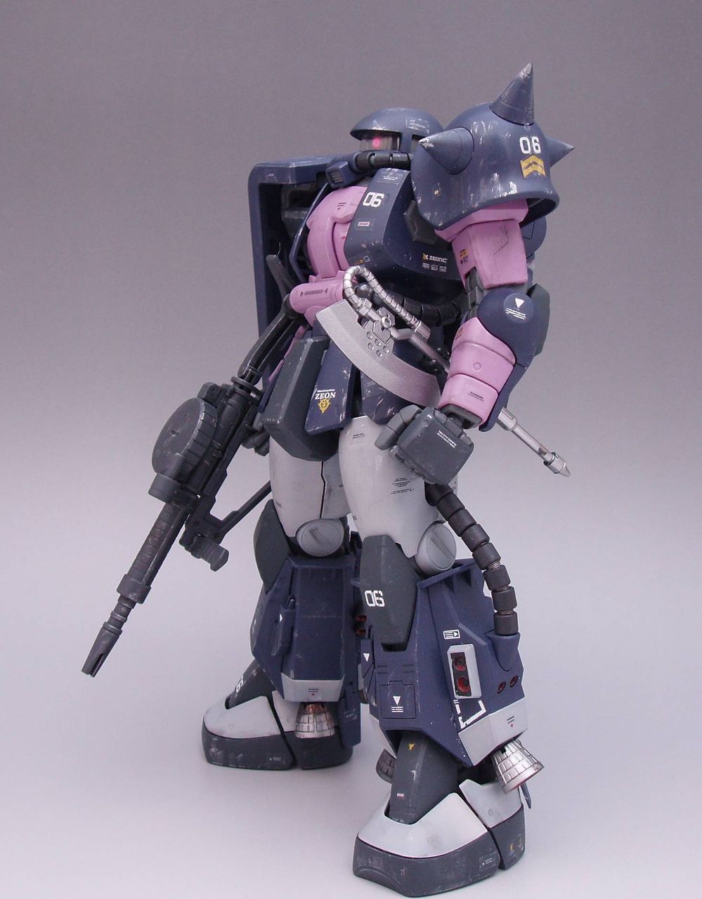 Mg 高機動型ザク2 黒い三連星仕様ver2 0 簡単フィニッシュ完成 Avis S Modeling Log