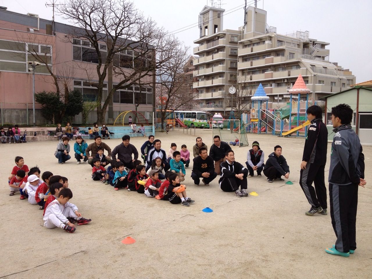 アビースクールin野間 花畑幼稚園 アビスパ福岡ホームタウン活動blog