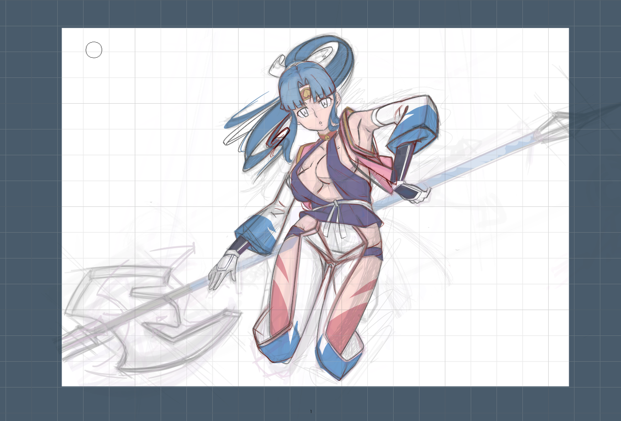 モモキュンとアルジェヴォルン イラスト漫画練習ブログ