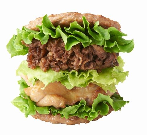 モスバーガーが肉を肉で挟んでモスバーガーらしからぬバーガー『にくにくにくバーガー』を発売ｗｗｗｗｗ