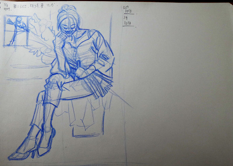 人体素描087 ストーリー 花束を抱える 39分 あきしま