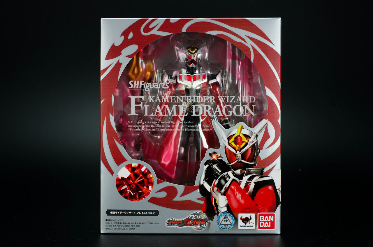 仮面ライダーウィザード　フレイムドラゴンフィギュア　セット S.H.Figuarts Shinkoccho seiho Kamen Rider Wizard Flame