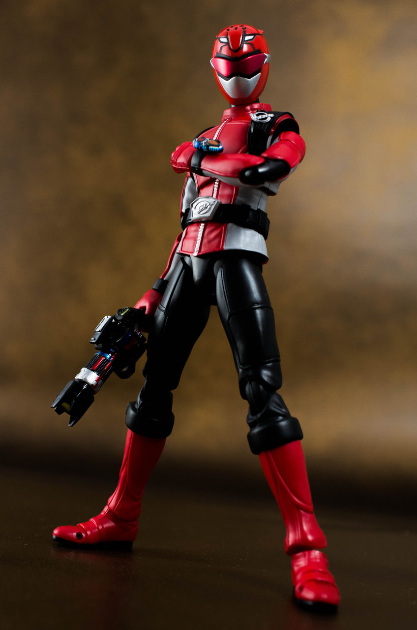 【希少】ゴーバスターズ　レッドバスター　1/1面　観賞用 特命戦隊ゴーバスターズ 戦隊ヒーローシリーズ01 レッドバスター