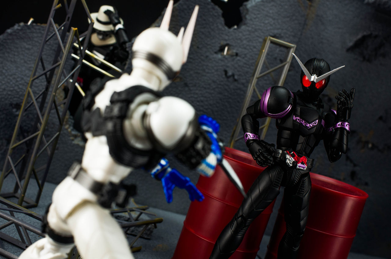 フィギュア撮影用ジオラマ : たごさくライダー写真館