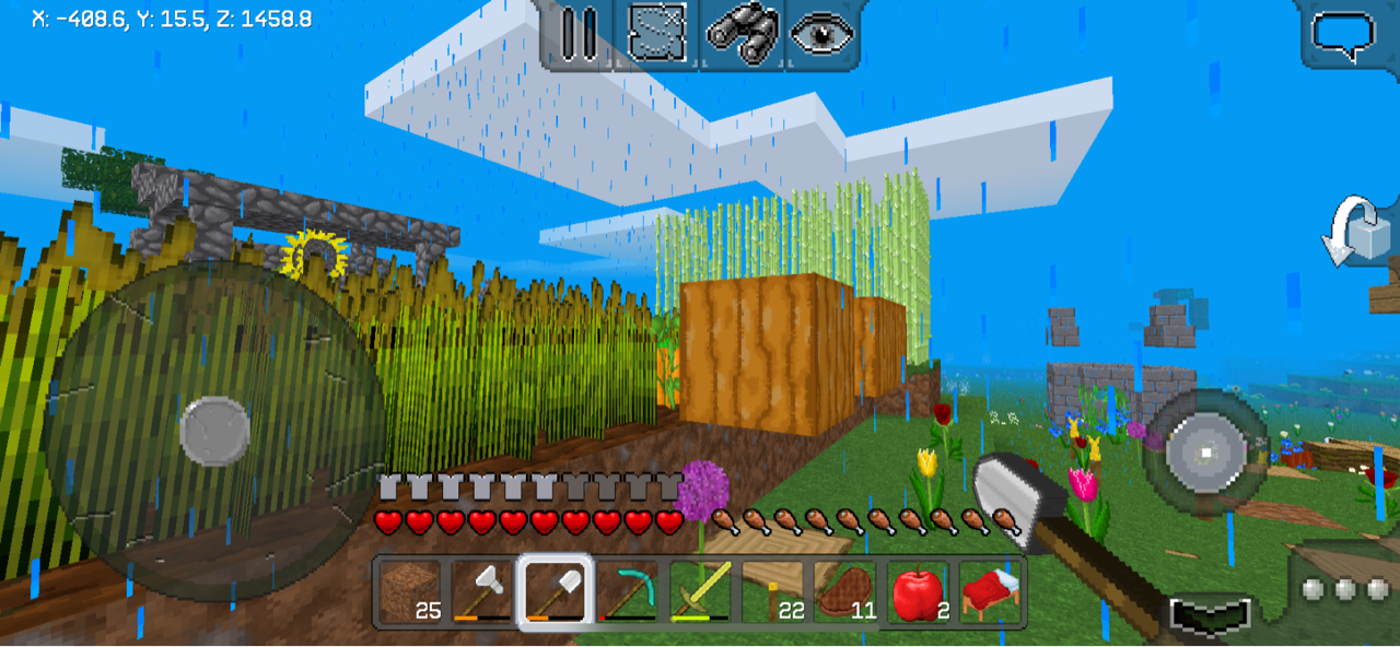 Multicraft マルチクラフト でサトウキビを育てる それとかぼちゃの話し W 働けゴミクズが