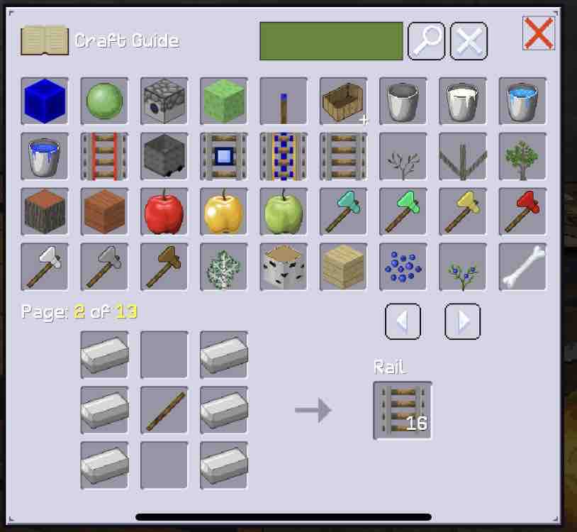 Multicraft マルチクラフト で採掘場までの線路を引く ๑ ㅁ ๑ 線路の種類について W 働けゴミクズが