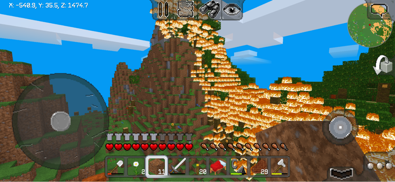 Multicraft マルチクラフト でジャングル全焼したった W 働けゴミクズが