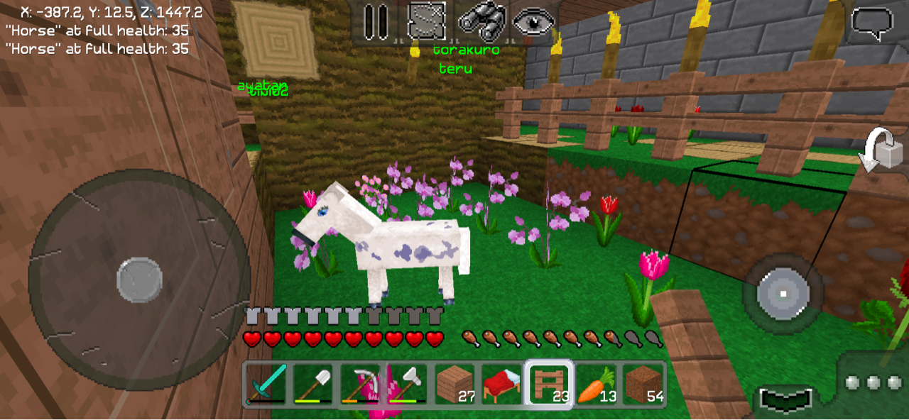 Multicraft マルチクラフト で馬を繋いでおく方法 馬の繁殖 W 働けゴミクズが