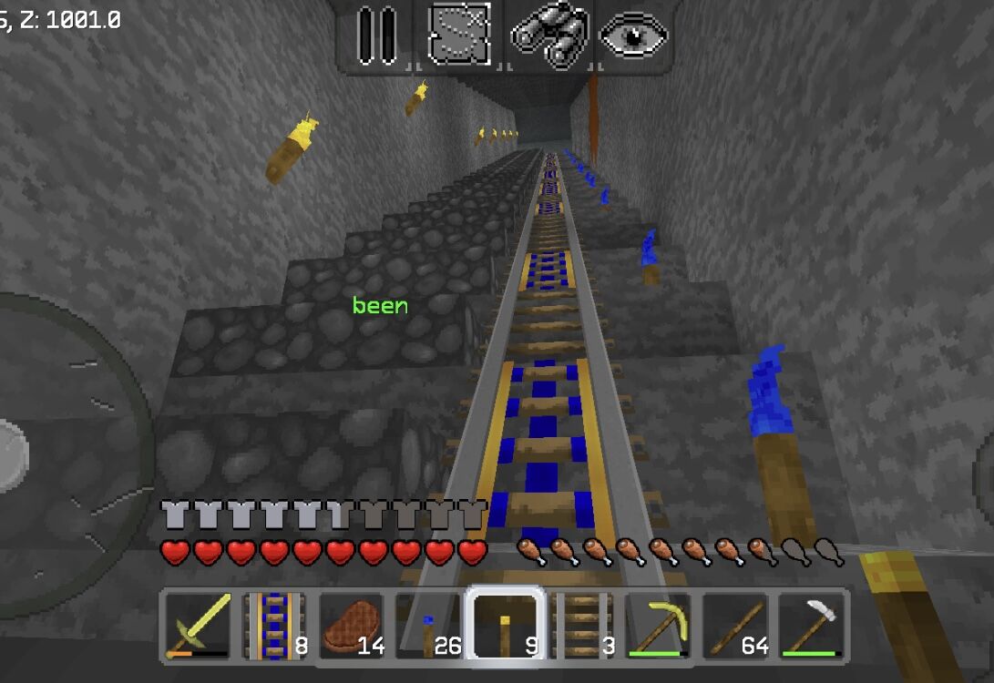 Multicraft マルチクラフト で採掘場までの線路を引く ๑ ㅁ ๑ 線路の種類について W 働けゴミクズが