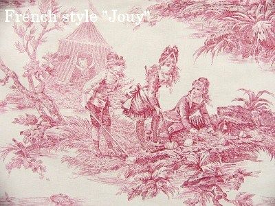 トワルドジュイ生地 水の物語