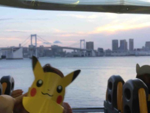 スカイダックのトワイライト運行 夏季限定ピカチュウラッピングスタート 鈴木あやこ 鈴木綾子 Official Web Site 江東区政に 働く女性 の目線を