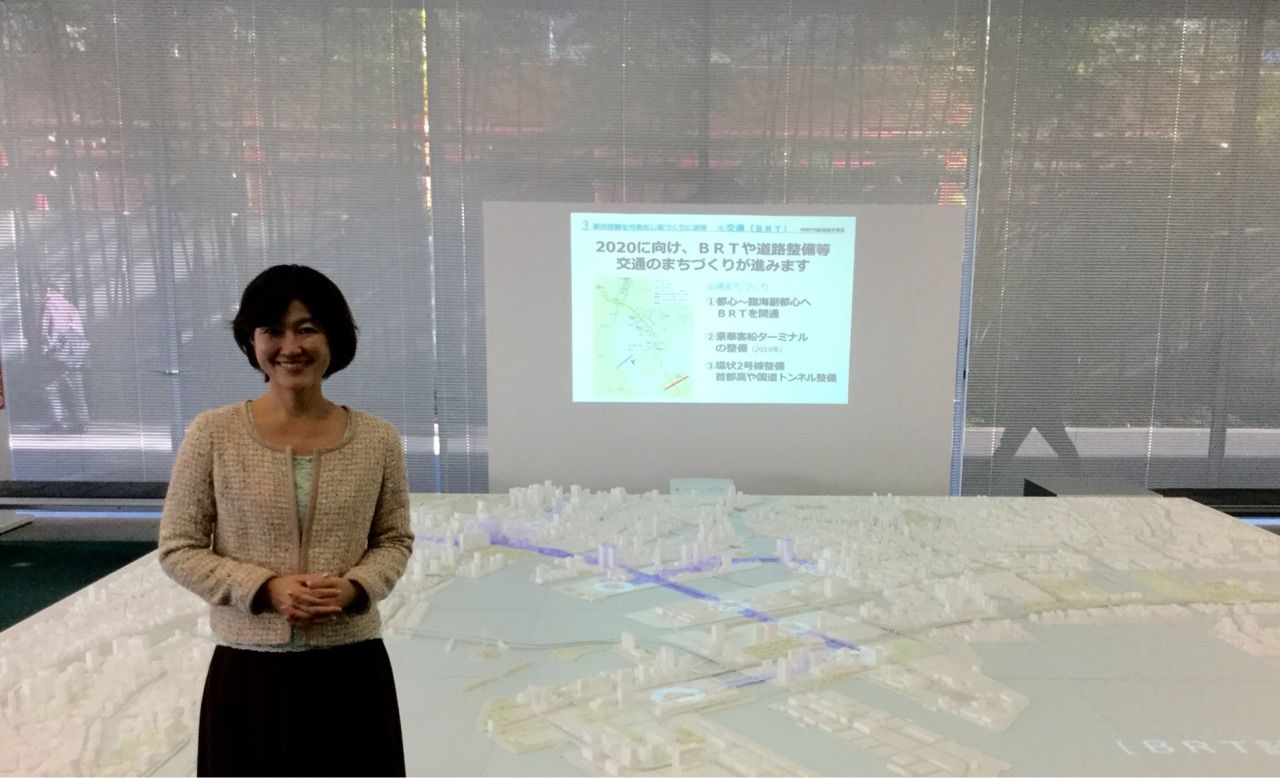 東京臨海部の模型 鈴木あやこ 鈴木綾子 Official Web Site 江東区政に 働く女性 の目線を