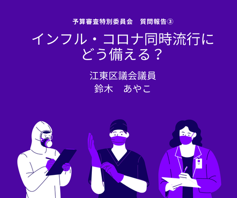 予算審査特別委員会 質問報告③