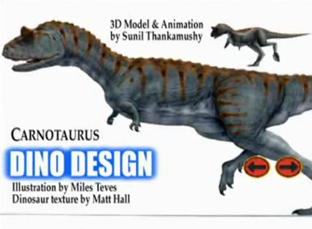Carnotaurusdinodesign