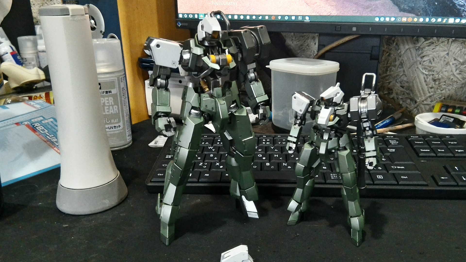 1 100 グレイズ改 制作2 飛ぶ前に助走 ロボプラ制作日記 Ver3 02 ガンプラ Main