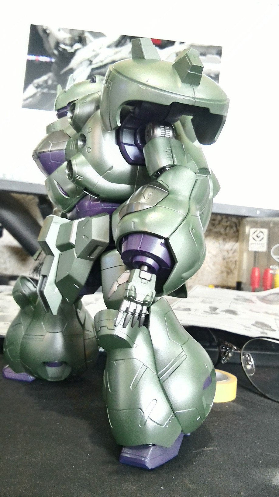 1 100 Gundam グシオン グシオンリベイク 制作2 飛ぶ前に助走 ロボプラ制作日記 Ver3 02 ガンプラ Main