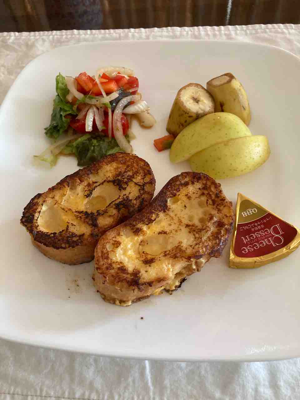 日曜日の朝はフレンチトースト さしもも日記 坂の上の雲の松山市から