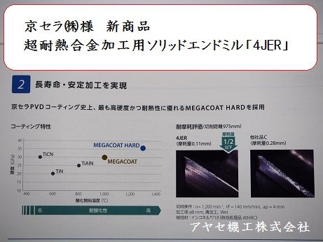 京セラ超耐熱合金加工用ソリッドエンドミル (5)