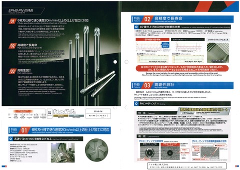 モルディノ　高能率仕上げ用６枚刃ボールエンドミル　EPHB-PN (2)