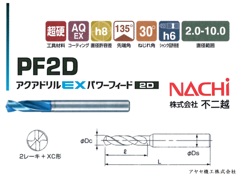 ナチ アクアドリルEXパワーフィード アヤセ機工 (4)