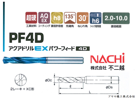 ナチ アクアドリルEXパワーフィード アヤセ機工 (5)