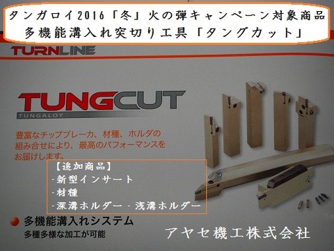 2016冬タンガロイ火の弾CP多機能溝入れ突切り工具タングカット (3)