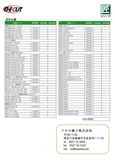 ザカット 面取り 宝くじプレゼントキャンペーン (2)