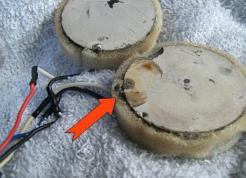 ③200Hz故障原因　電極半田不良