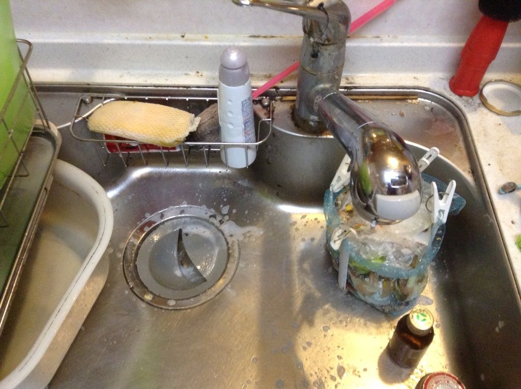 キッチンシンク 汚部屋卒業 リバウンドしない為の片付け日記