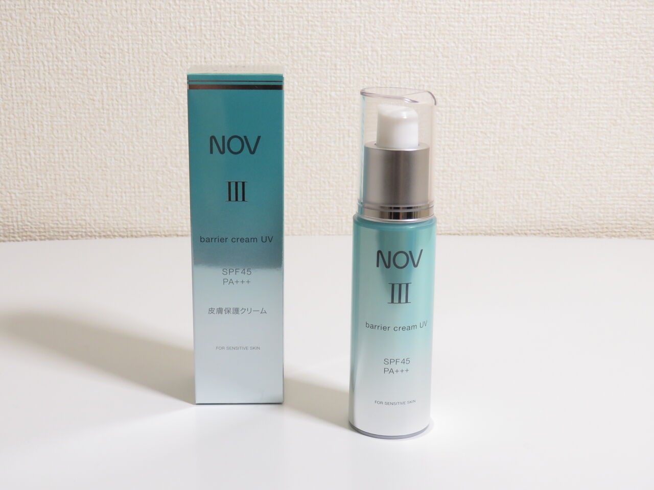 NOV Ⅲ バリアクリーム UV SPF45 PA++++ 2個セット NOV NOV バリアクリーム UV SPF45 2個セット バリアクリーム UV SPF45