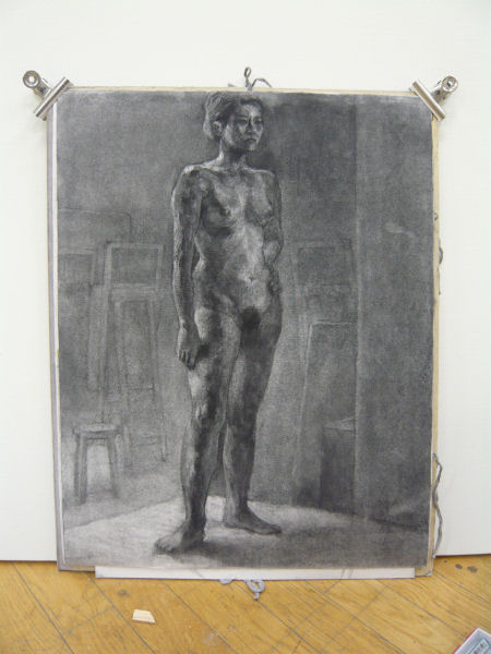 授業課題―裸婦 : 日々しましま