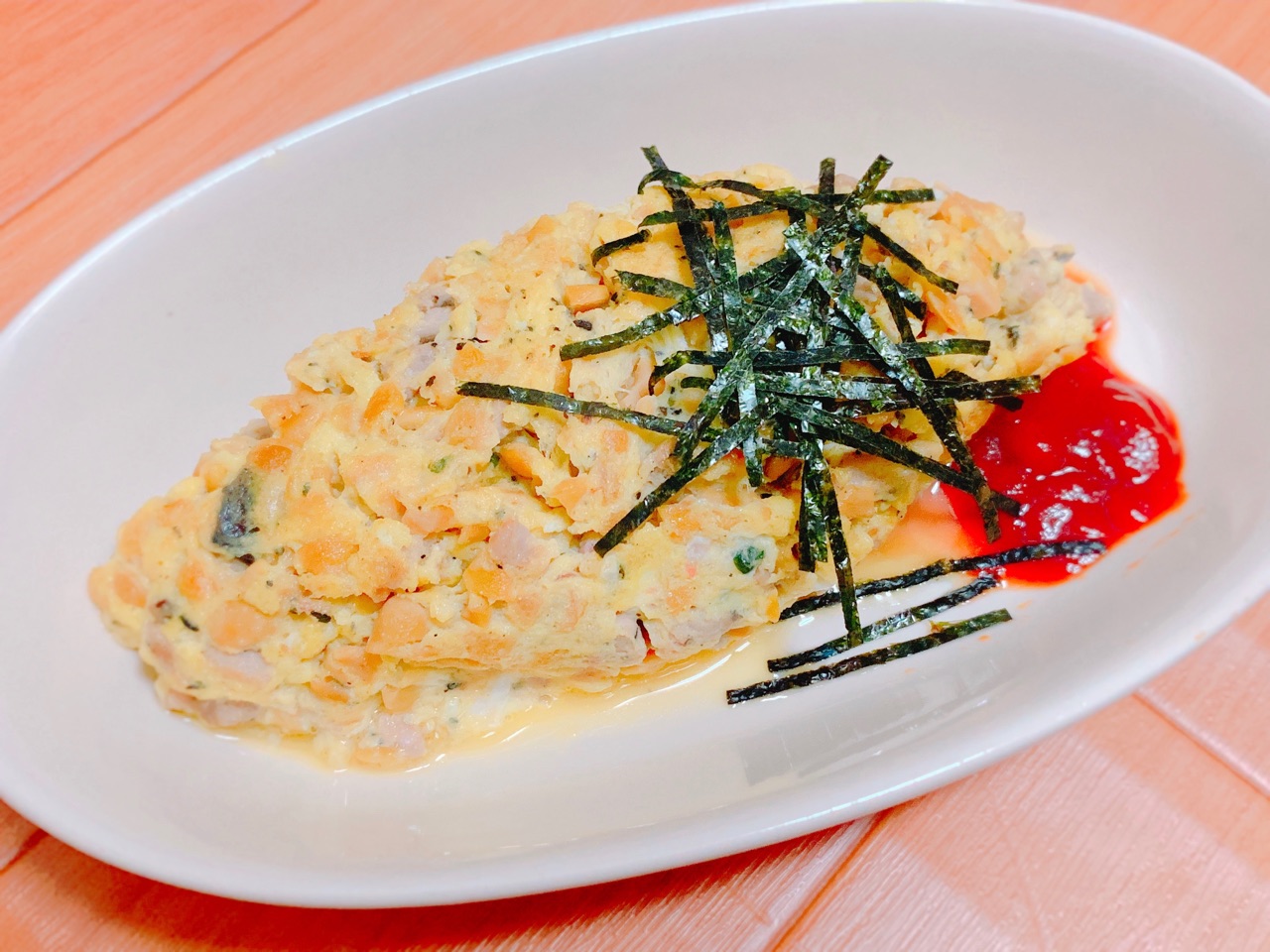 糖質制限飯 かつおと納豆の梅しそオムレツ 料理家あゆのダイエットごはん 糖質制限飯 かつおと納豆の梅しそオムレツ 料理家あゆのダイエットごはん