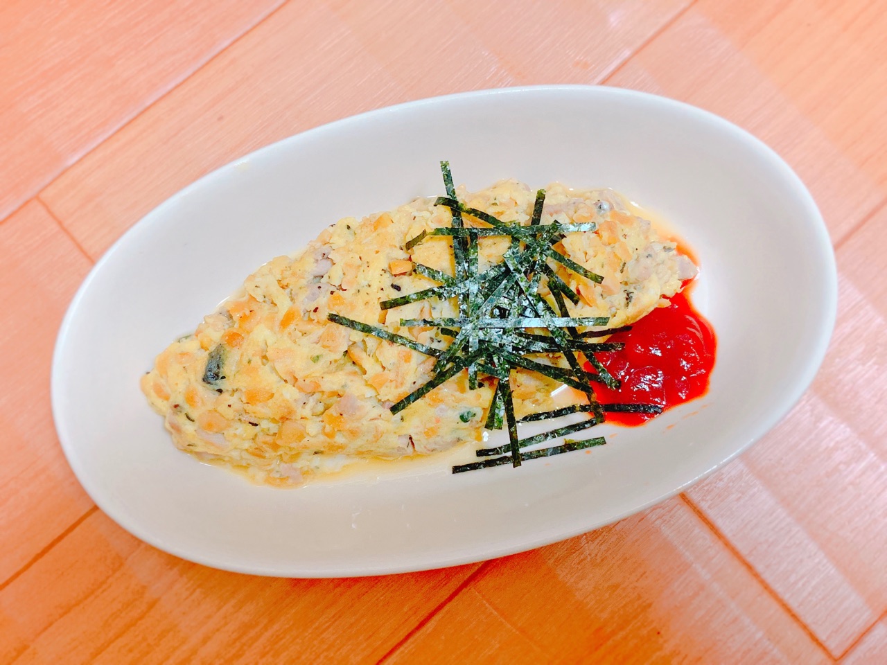 糖質制限飯 かつおと納豆の梅しそオムレツ 料理家あゆのダイエットごはん 糖質制限飯 かつおと納豆の梅しそオムレツ 料理家あゆのダイエットごはん