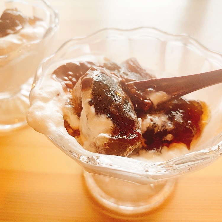 材料3つ 5分で完成 フライパンひとつでもちもちわらび餅 大人のコーヒー味 料理家あゆのダイエットごはん 材料3つ 5分で完成 フライパンひとつでもちもちわらび餅 大人のコーヒー味 料理家あゆのダイエットごはん