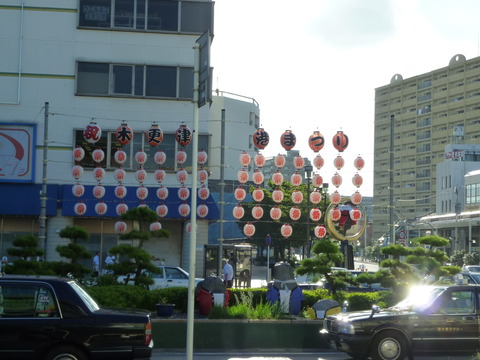 木更津港祭りの提灯