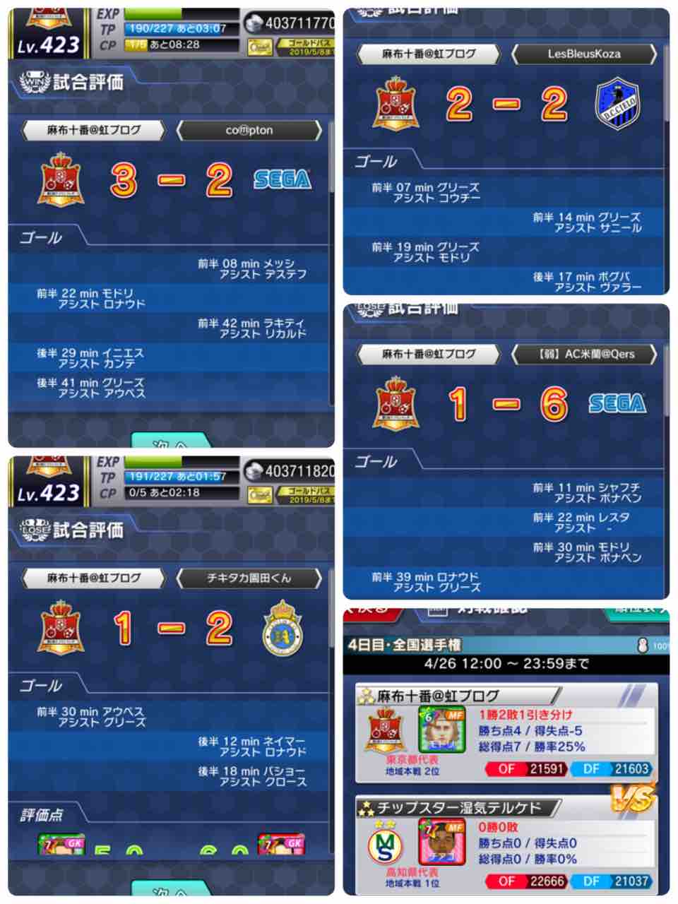 サカつくシュート 19 麻布十番のブログ