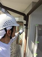4-24付帯部1回目塗布 (1)