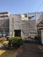 4-14足場シート設置